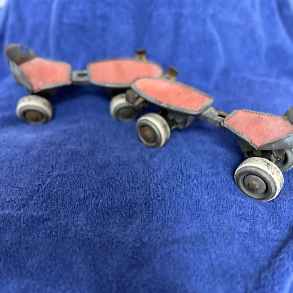 Classic Red Kids Roller Skates
